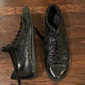 Le Coq Sportif Sneakers - Black patent leather